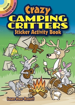 Paperback Crazy Camping Critters Sticker Activity Book