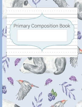 Paperback Primary Composition Book: Story Space & Dotted Mid-Line Notebook, Blank Handwriting & Sketch Notebook, Draw & Write Notebook, For Primary, Kinde Book