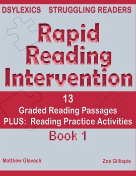 Paperback Rapid Reading Intervention, Book 1 Book