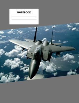 Paperback Notebook: Flying Jet Book