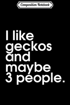 Composition Notebook: Funny Leopard Gecko Introvert Reptile Lover Animal  Journal/Notebook Blank Lined Ruled 6x9 100 Pages