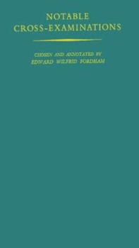 Hardcover Notable Cross-Examinations: Book