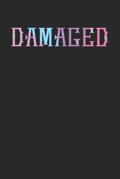 Paperback Damaged: Weekly Planner and Organizer A5 for Anime Merch, Yami Kawaii and Pastel Goth Lover I A5 (6x9 inch.) I Gift I 120 pages Book