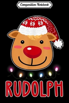 Composition Notebook: Team Rudolph Santa's Reindeer Dabbing Christmas Gift  Journal/Notebook Blank Lined Ruled 6x9 100 Pages