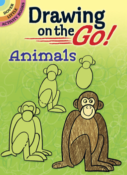 Paperback Drawing on the Go! Animals Book