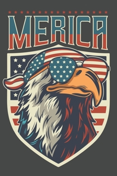 2020 Week To View Dated Planner Diary: Patriotic Merica Bald Eagle American Flag 6x9 Inches Paperback