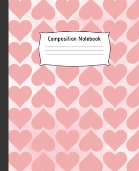 Paperback Composition Notebook: Cute wide Ruled Line Paper Notebook - Multipurpose School Workbook for Teens or Kids Student - Perfect size for your b Book
