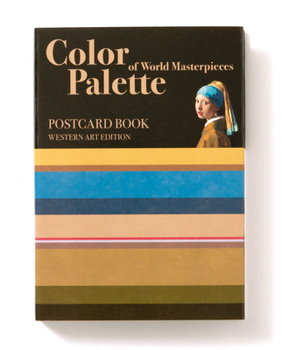 Hardcover Color Palette Postcard Book of World Masterpieces: Western Art Edition [Japanese] Book