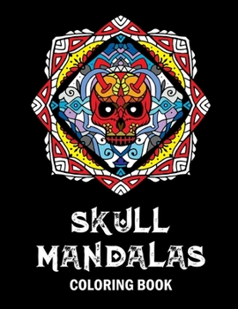 Skull Mandalas Coloring Book