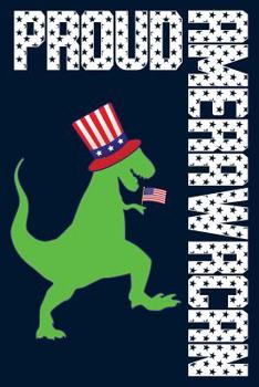 Paperback Proud Amerawrcan: Dinosaur Wide Ruled Writing Composition Book for Kids Book
