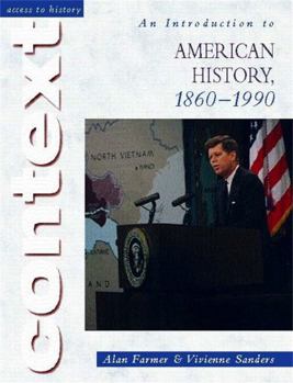 Paperback An Introduction to American History, 1860-1990 Book