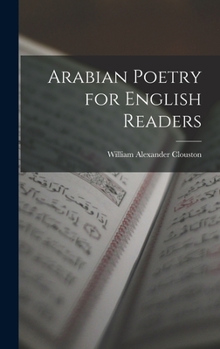 Hardcover Arabian Poetry for English Readers Book