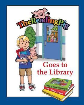 Paperback The Reading Pig Goes To The Library Book