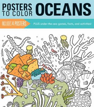 Paperback Posters to Color: Oceans Book