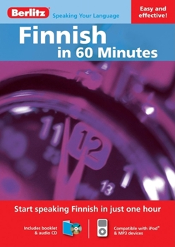 Audio CD Finnish in 60 Minutes [With Booklet] Book