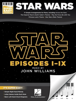 Paperback Star Wars - Super Easy Songbook Book