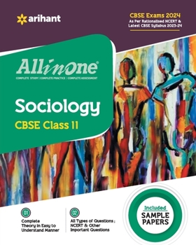 Paperback All In One Class 11th Sociology for CBSE Exam 2024 Book