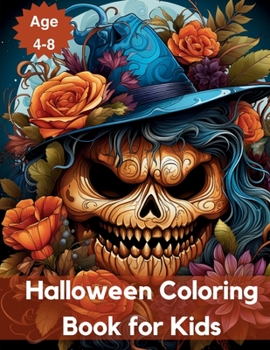 Paperback Halloween Coloring Book for Kids Book