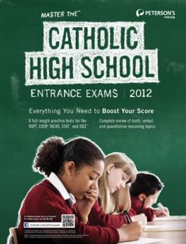 Paperback Master the Catholic High School Entrance Exams 2012 Book