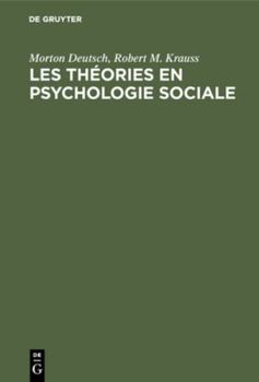 Hardcover Les théories en psychologie sociale [French] Book