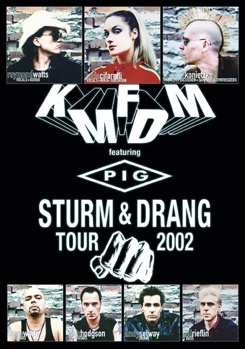 DVD KMFDM: Sturm & Drang Tour 2002 Book