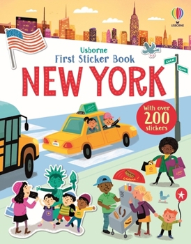 Paperback First Sticker Book New York Book