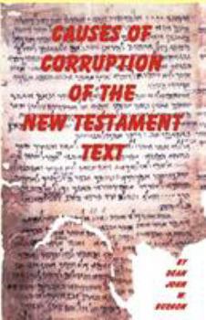 Paperback Causes of Corruption of the New Testament Text Book