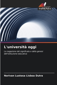 Paperback L'università oggi [Italian] Book