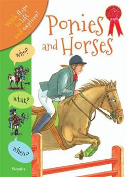 Hardcover Who? What? When? Horses and Ponies Book