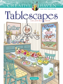 Paperback Creative Haven Tablescapes Coloring Book