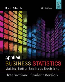 Paperback Applied Business Statistics Book