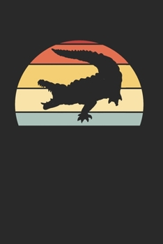Krokodil Alligator Notizbuch: Krokodil Alligator Notizbuch f�r Liebhaber / Notizheft / Notizblock A5 (6x9in) Dotted Notebook / Punkteraster / 120 gepunktete Seiten