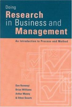 Paperback Doing Research in Business & Management: An Introduction to Process Ana Method Book