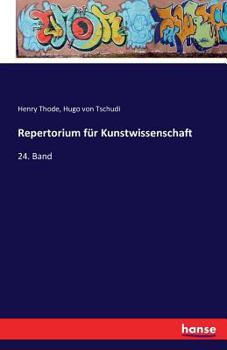 Paperback Repertorium für Kunstwissenschaft: 24. Band [German] Book