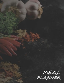 Meal Planner: Bloom Daily Planners Weekly Meal Planning Pad, Meal Planner,  Shopping List Food Planning Organizer and Grocery List 8.5" x 11", 100 Pages