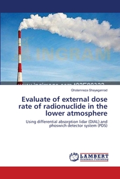 Paperback Evaluate of external dose rate of radionuclide in the lower atmosphere Book
