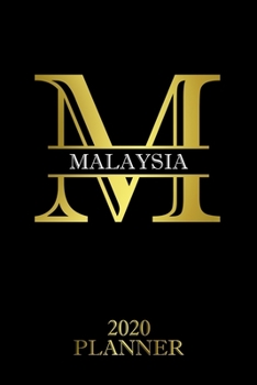 Malaysia: 2020 Planner - Personalised Name Organizer - Plan Days, Set Goals & Get Stuff Done (6x9, 175 Pages) (Creative Planners For Gift)