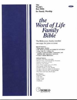Holy Bible: The Word of Life Family Bible/White Padded/1865W