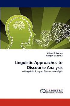 Paperback Linguistic Approaches to Discourse Analysis Book