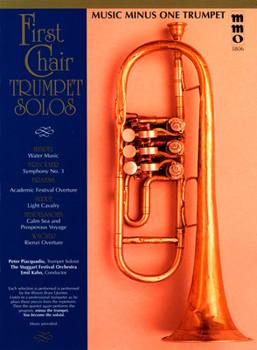 Paperback First Chair Trumpet Solos with Orchestral Accompaniment Book