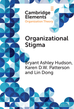 Hardcover Organizational Stigma Book