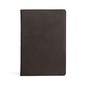 Leather Bound KJV Large Print Thinline Bible, Holman Handcrafted Collection, Brown Premium Goatskin [Large Print] Book