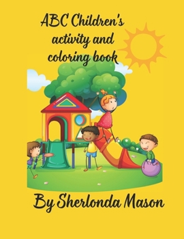 Paperback ABC Children's Coloring and Activity book