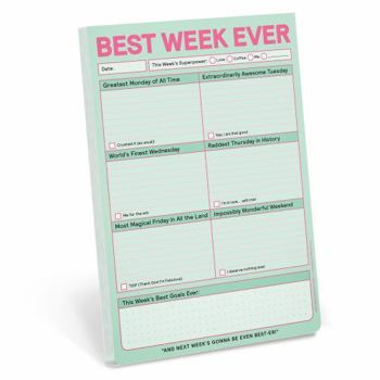 Mass Market Paperback Knock Knock Best Week Ever Pad (Pastel Version) Book
