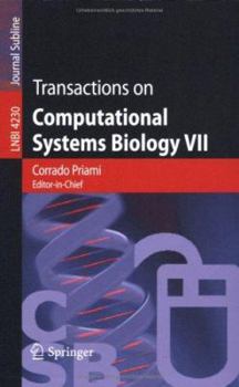 Paperback Transactions on Computational Systems Biology VII Book