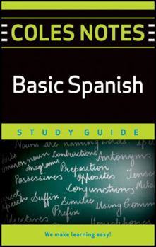 Unknown Binding Coles Notes Spanish 1 Quick Review Book