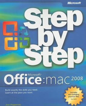 Paperback Microsoft Office 2008 for Mac Step by Step Book
