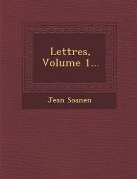 Paperback Lettres, Volume 1... [French] Book