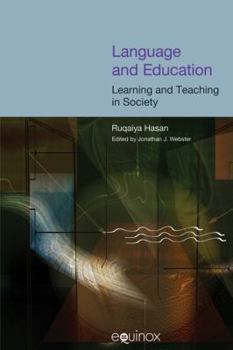 Paperback Language and Education: Learning and Teaching in Society Book