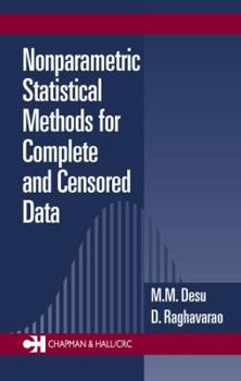 Hardcover Nonparametric Statistical Methods For Complete and Censored Data Book